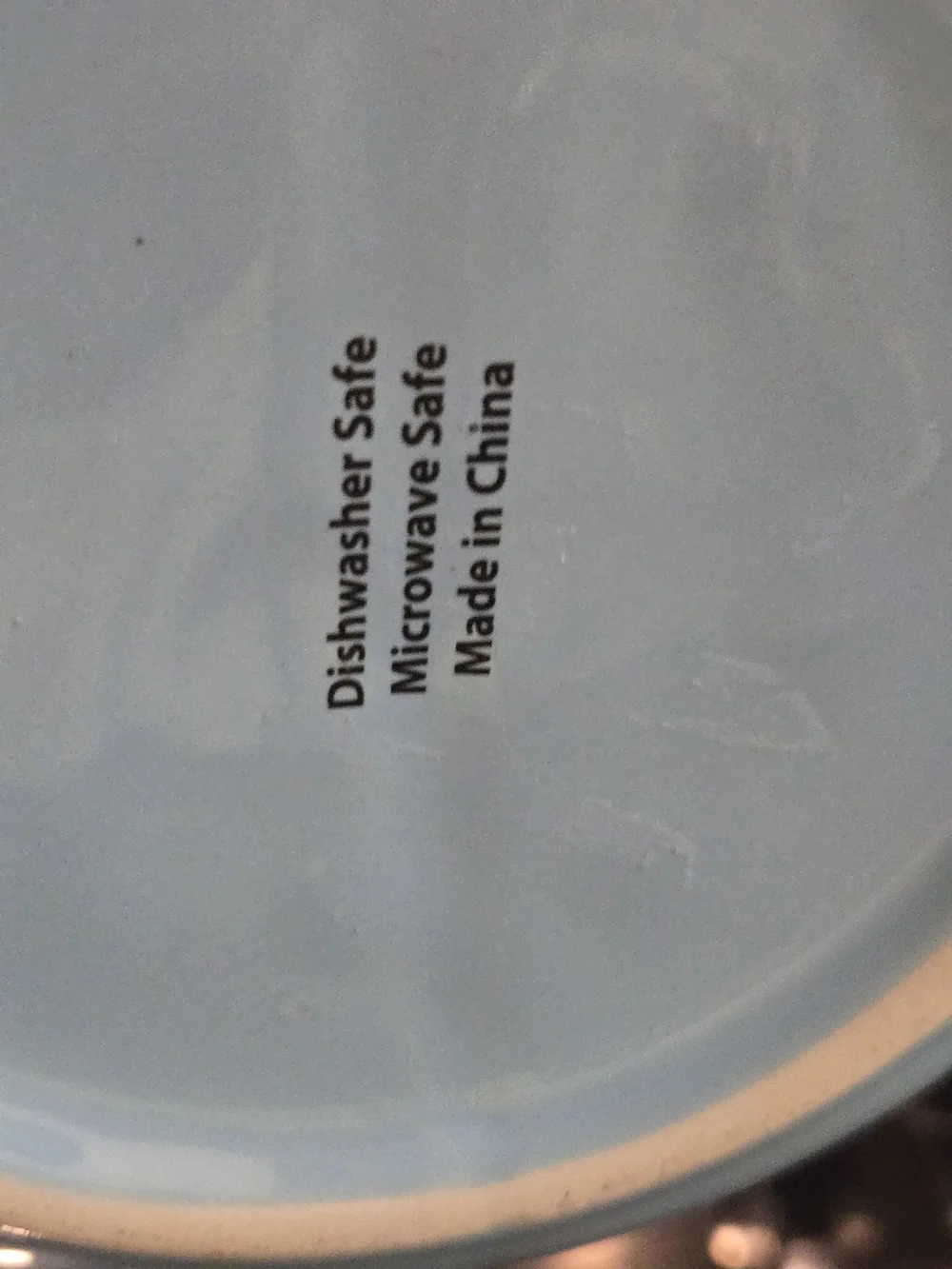 Source Unknown Blue Cat Ceramic Bowl with White Cat Lid